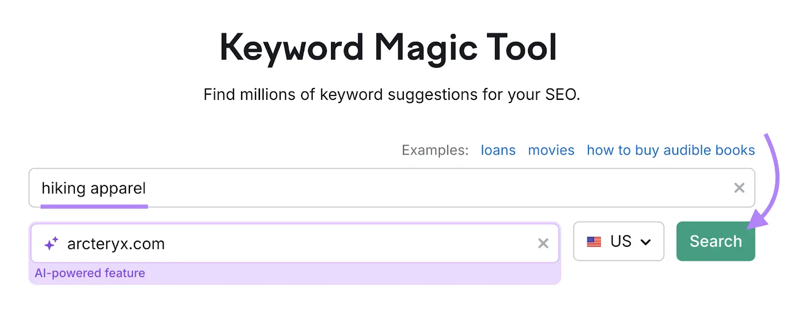 keyword phrase